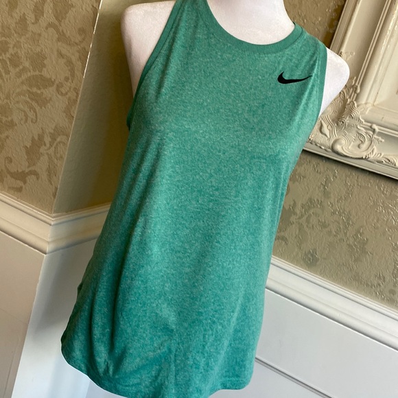 Nike Tops - Nike Teal Heathered Tank Size S